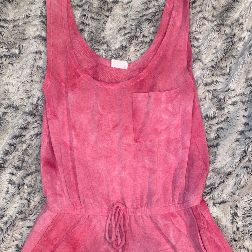 Pink Tie Dye Romper